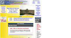 Desktop Screenshot of bms-ng.urbaniana.edu