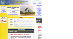 Desktop Screenshot of nmssp-ng.urbaniana.edu