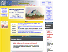 Tablet Screenshot of nmssp-ng.urbaniana.edu