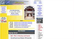 Desktop Screenshot of cs-ke.urbaniana.edu
